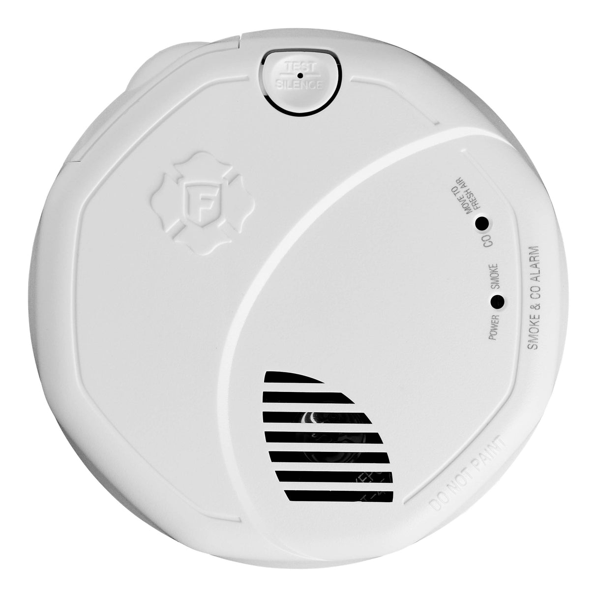 Interconnect Battery-Operated Smoke and CO Alarm with Voice