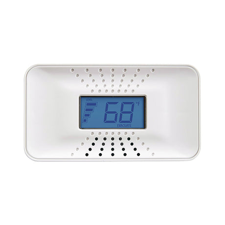 SkuImg;1039749;CO710A_Front_900x900px.jpg;CO710A 10-Year Battery Carbon Monoxide Alarm with Digital Temperature Display - Front