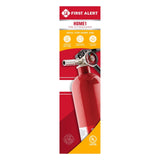 Rechargeable Home Fire Extinguisher UL Rated 1-A:10-B:C (Red)