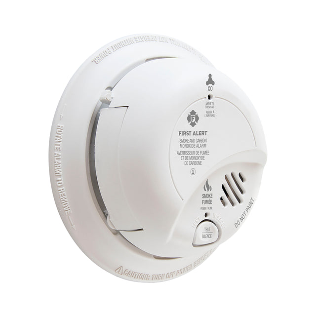 SkuImg;SC9126BTCA;SC9120BA-Angle.jpg;Hardwired Smoke and CO Alarm with Battery Backup - At an Angle