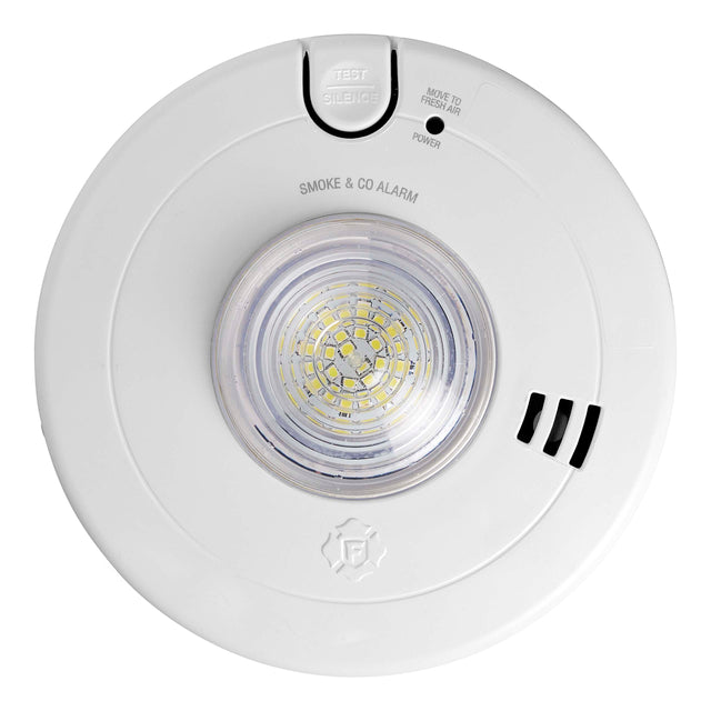 ProdImg;SMCO110LED-AC;SMCO110LED-AC-c1-6.jpg;Hardwire Combination Smoke and Carbon Monoxide Alarm with LED Strobe and 10-Year Battery Backup