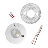 Hardwired Combo Smoke & CO Alarm w/LED Strobe &10-Yr Battery Backup