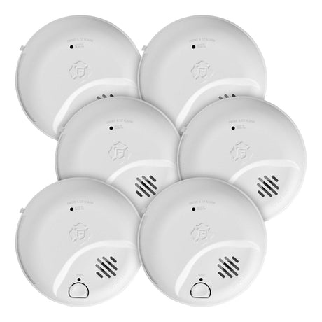 SkuImg;1046885;SMICO105-AC_6Pack_c12-6.jpg;Interconnect Hardwire Smoke and CO Alarm with 10-Year Battery Backup - 6 Pack
