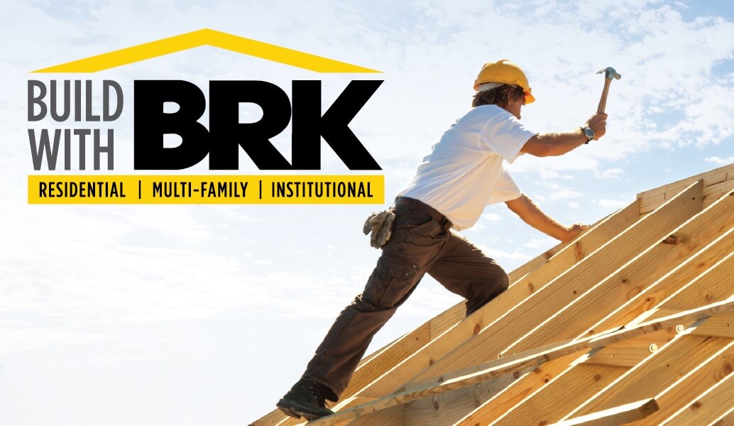 Newly constructed houses in a residential neighborhood